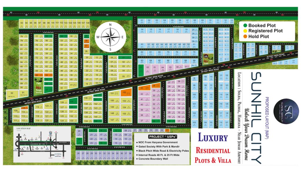 sunhil city jewar layout