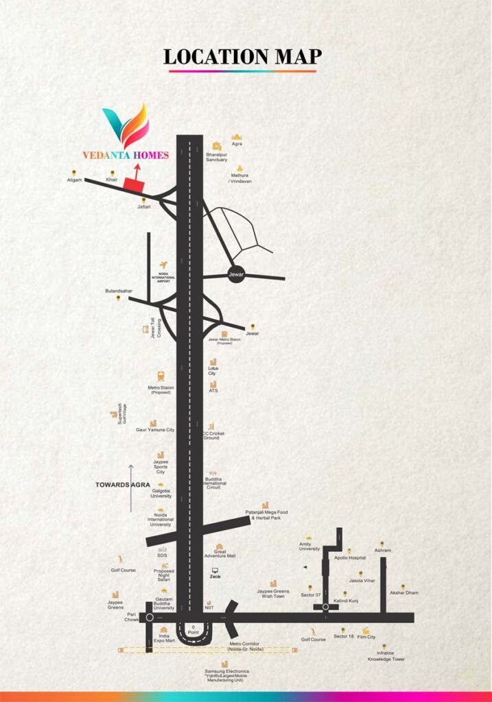 Vedanta-Homes-Location-Map